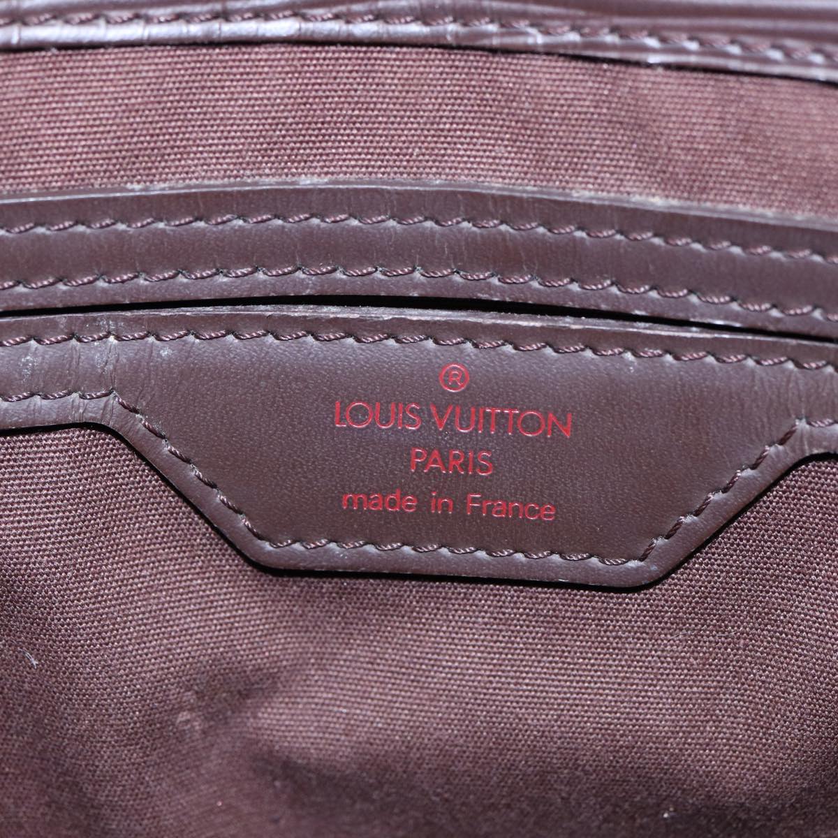 LOUIS VUITTON Epi Sac Plat Hand Bag Mocha Brown M5908D LV 78894