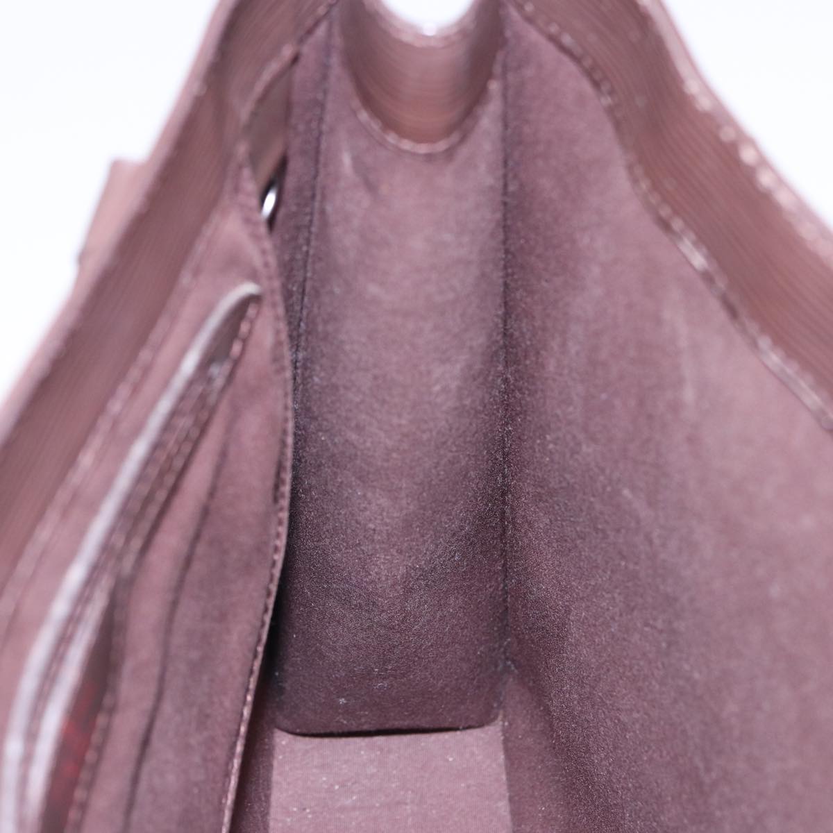 LOUIS VUITTON Epi Sac Plat Hand Bag Mocha Brown M5908D LV 78894