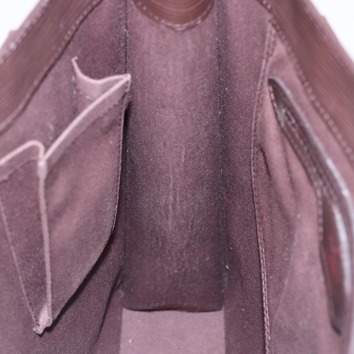 LOUIS VUITTON Epi Sac Plat Hand Bag Mocha Brown M5908D LV 78894