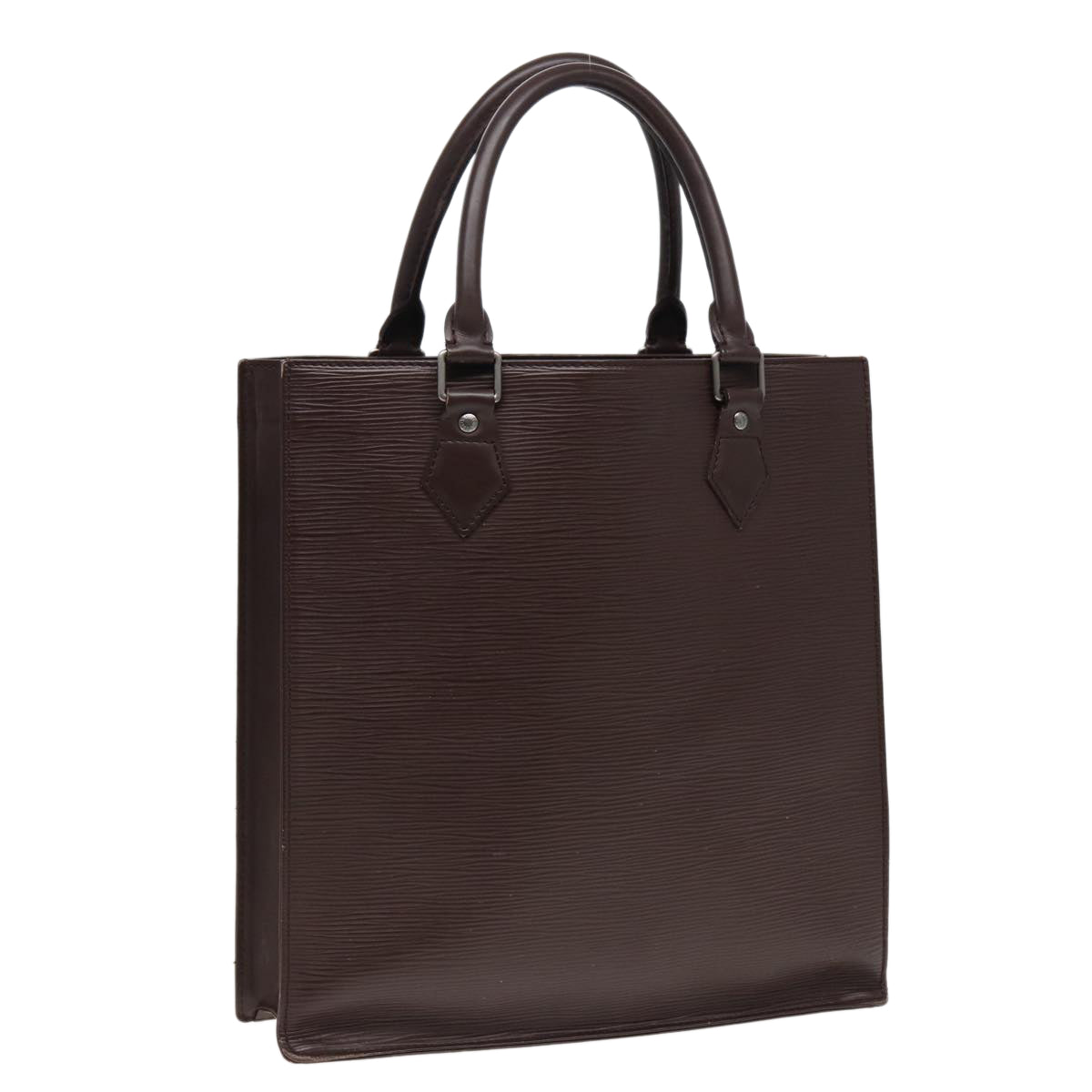 LOUIS VUITTON Epi Sac Plat Hand Bag Mocha Brown M5908D LV 78894