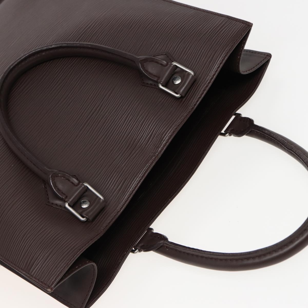 LOUIS VUITTON Epi Sac Plat Hand Bag Mocha Brown M5908D LV 78894