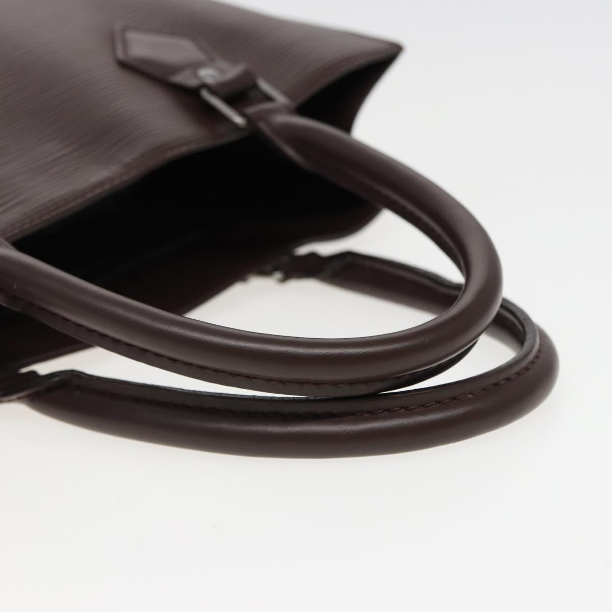 LOUIS VUITTON Epi Sac Plat Hand Bag Mocha Brown M5908D LV 78894