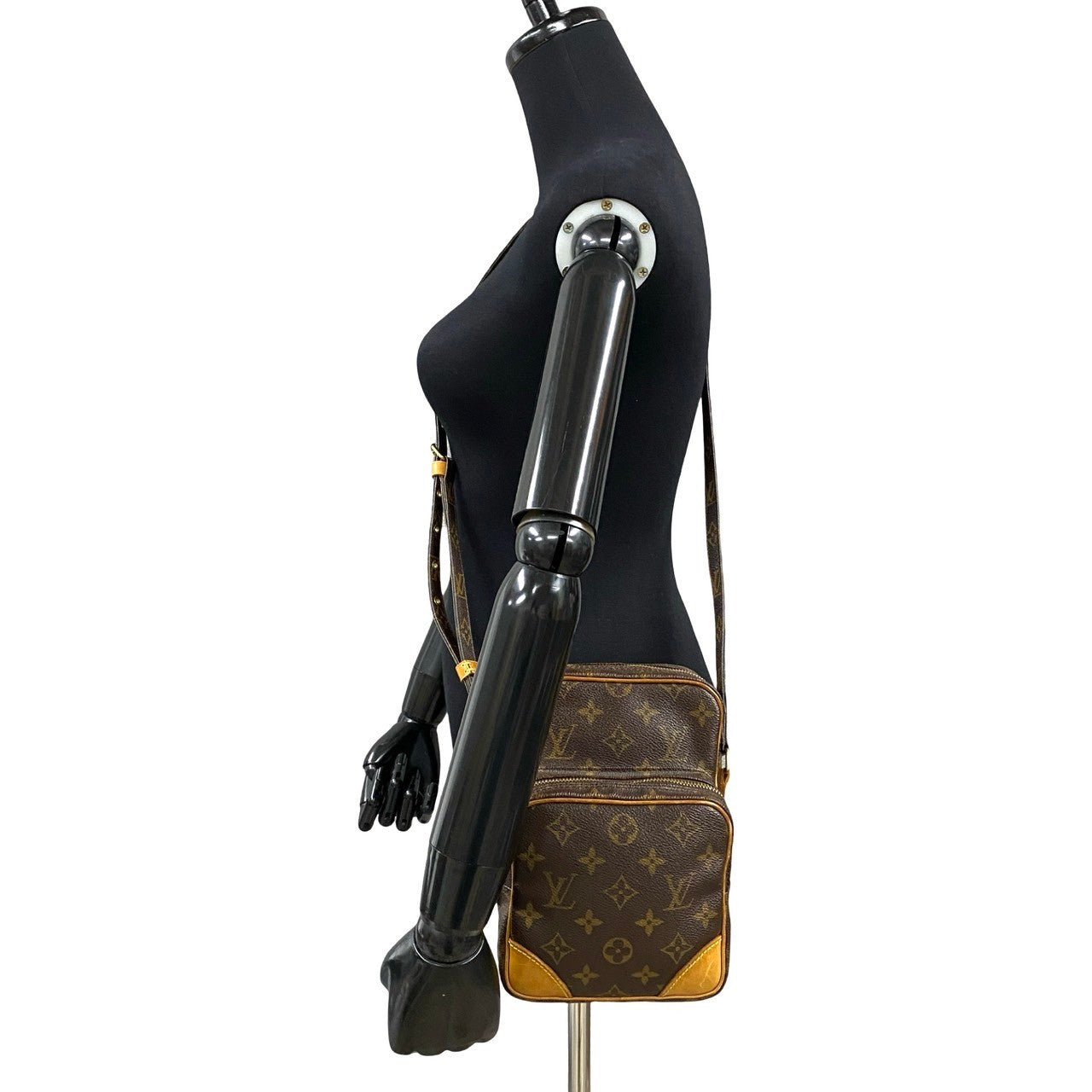 LOUIS VUITTON Shoulder Bag M45236 leather Brown Monogram Amazone