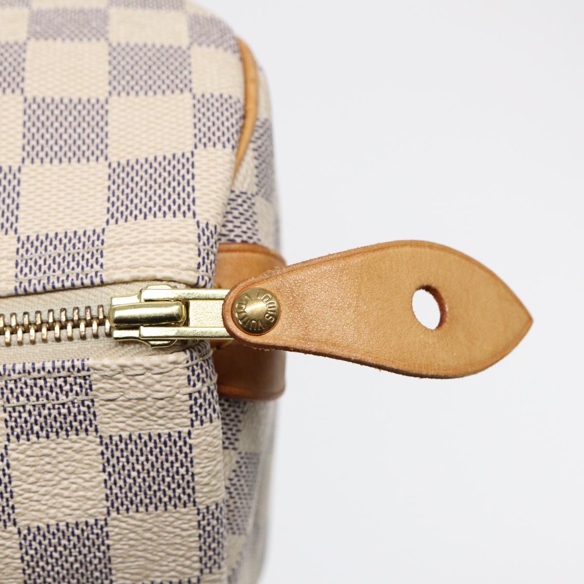 LOUIS VUITTON Damier Azur Speedy 30 Hand Bag N41533 LV 78933