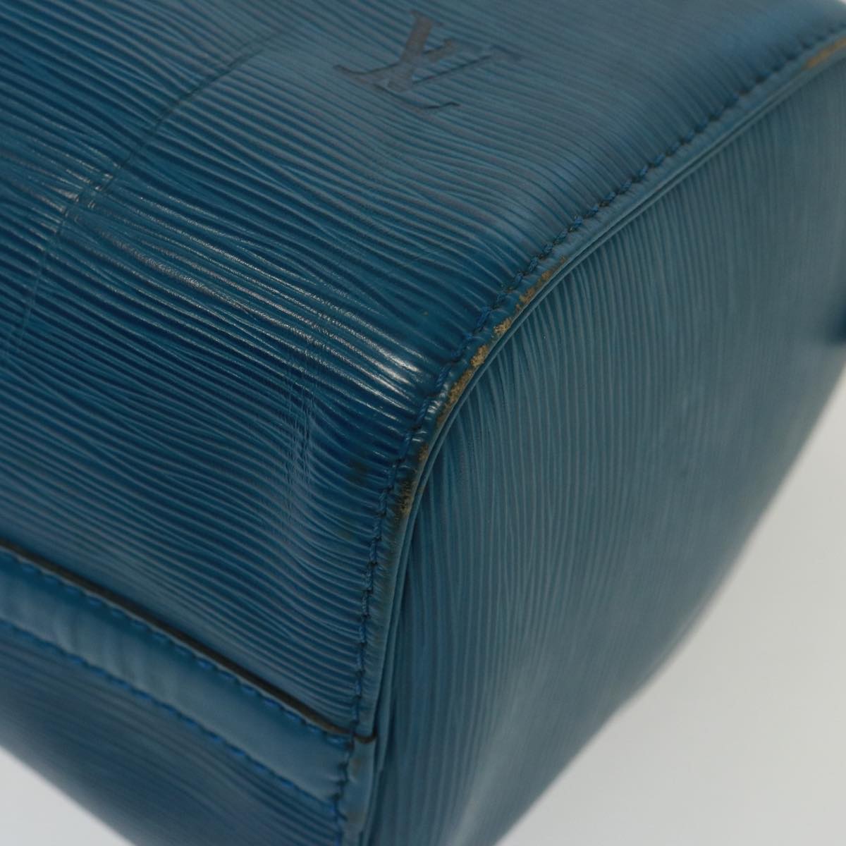 LOUIS VUITTON Epi Speedy 25 Hand Bag Toledo Blue M43015 LV 78936