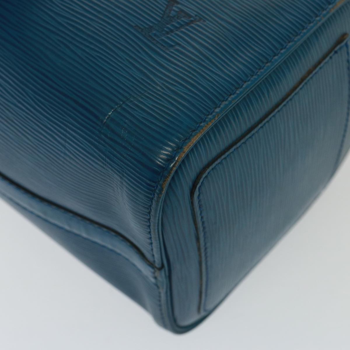 LOUIS VUITTON Epi Speedy 25 Hand Bag Toledo Blue M43015 LV 78936
