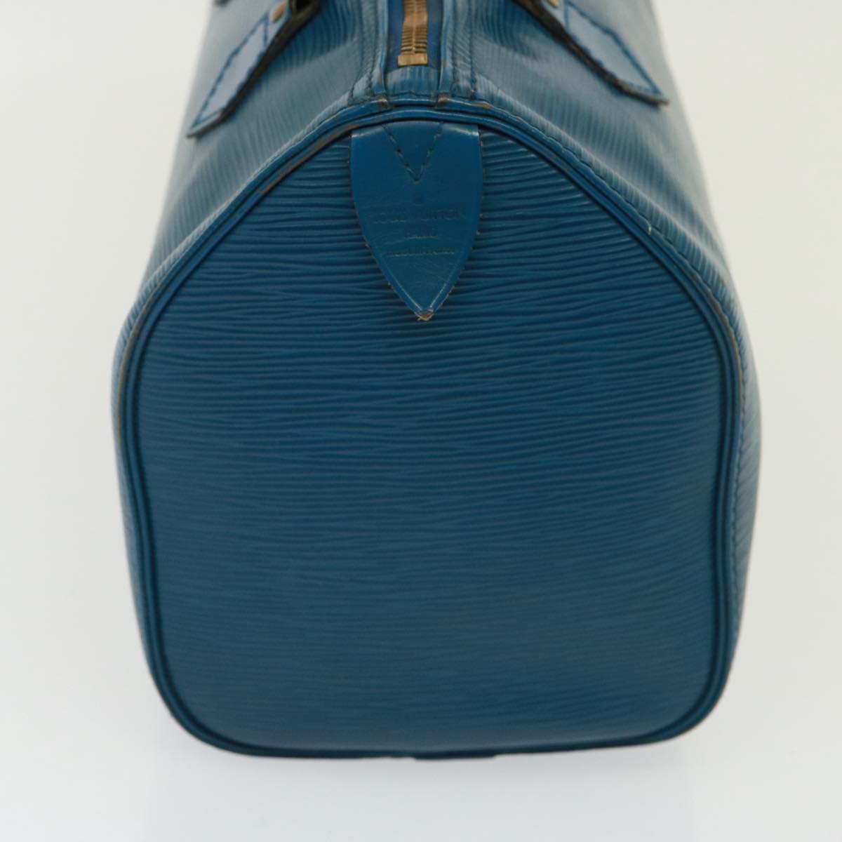 LOUIS VUITTON Epi Speedy 25 Hand Bag Toledo Blue M43015 LV 78936
