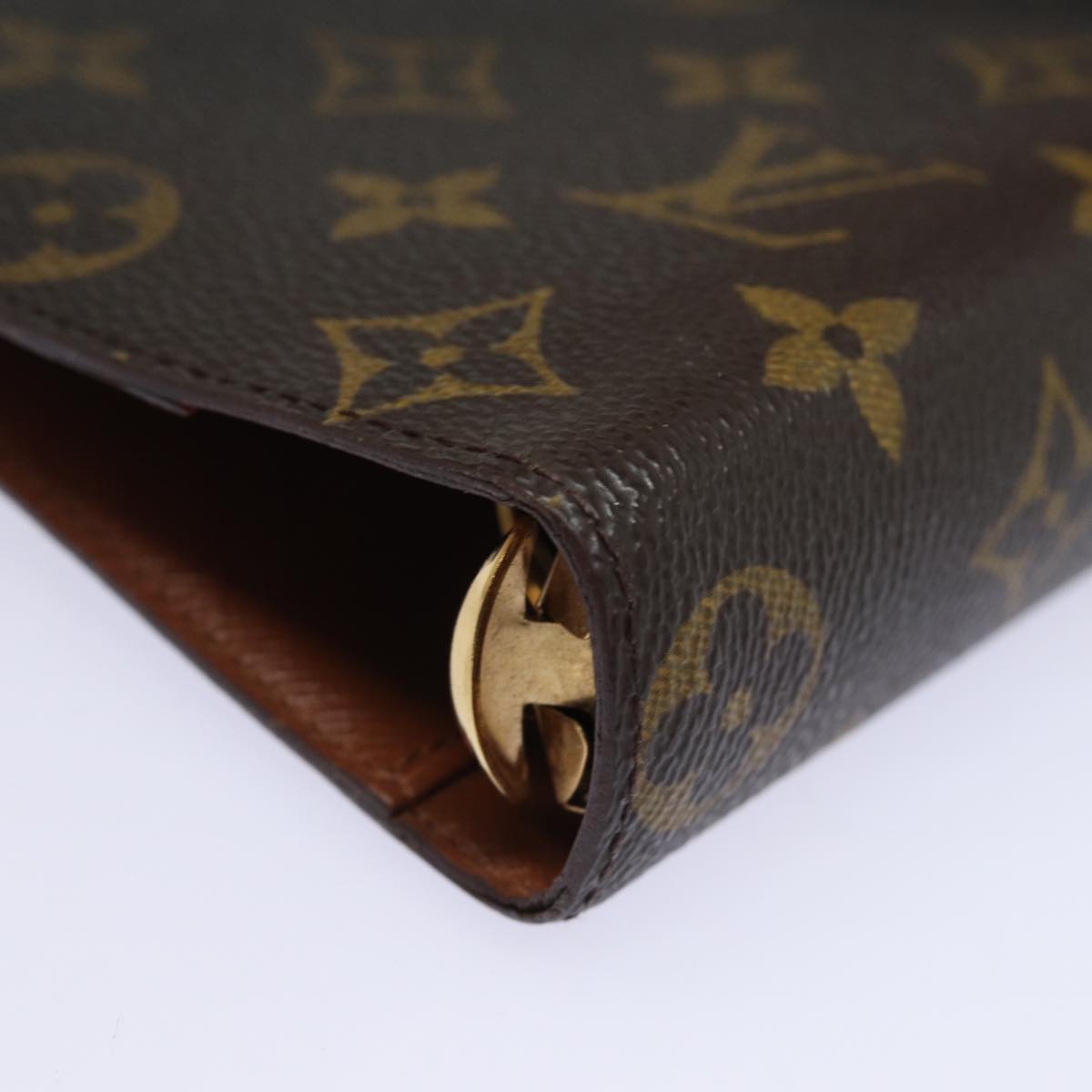 LOUIS VUITTON Monogram Agenda MM Day Planner Cover R20105 LV 78942