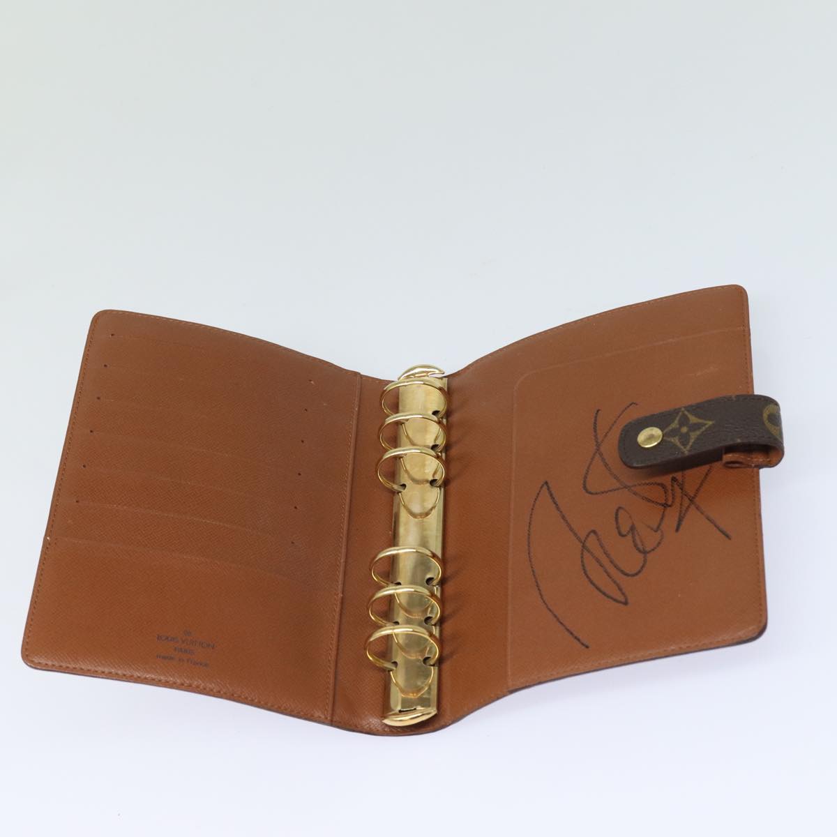 LOUIS VUITTON Monogram Agenda MM Day Planner Cover R20105 LV 78942