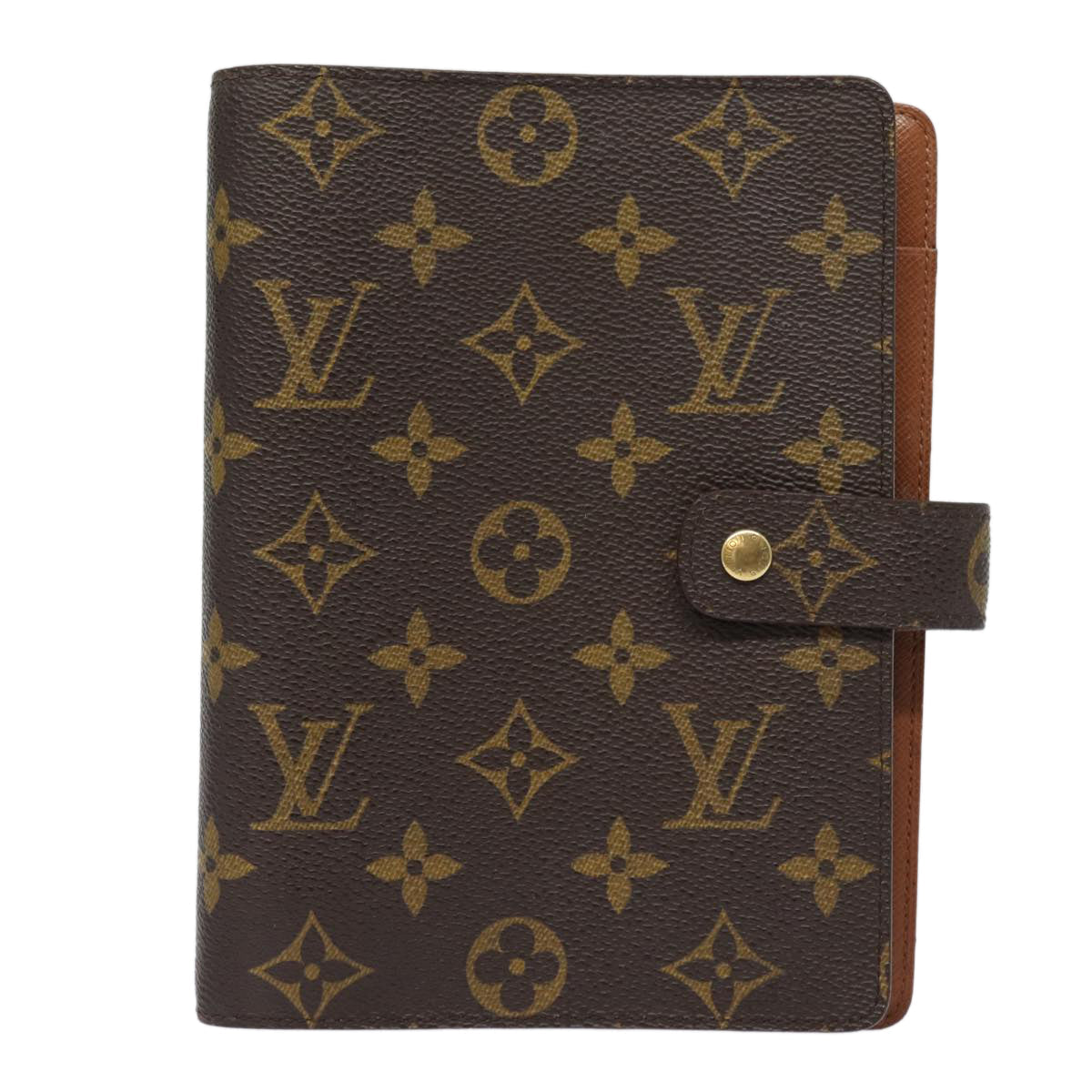 LOUIS VUITTON Monogram Agenda MM Day Planner Cover R20105 LV 78942