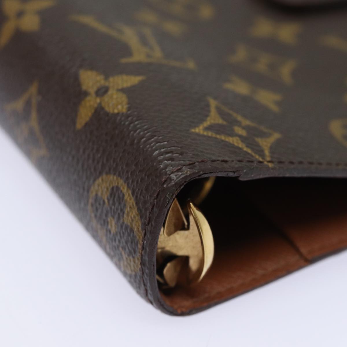 LOUIS VUITTON Monogram Agenda MM Day Planner Cover R20105 LV 78942