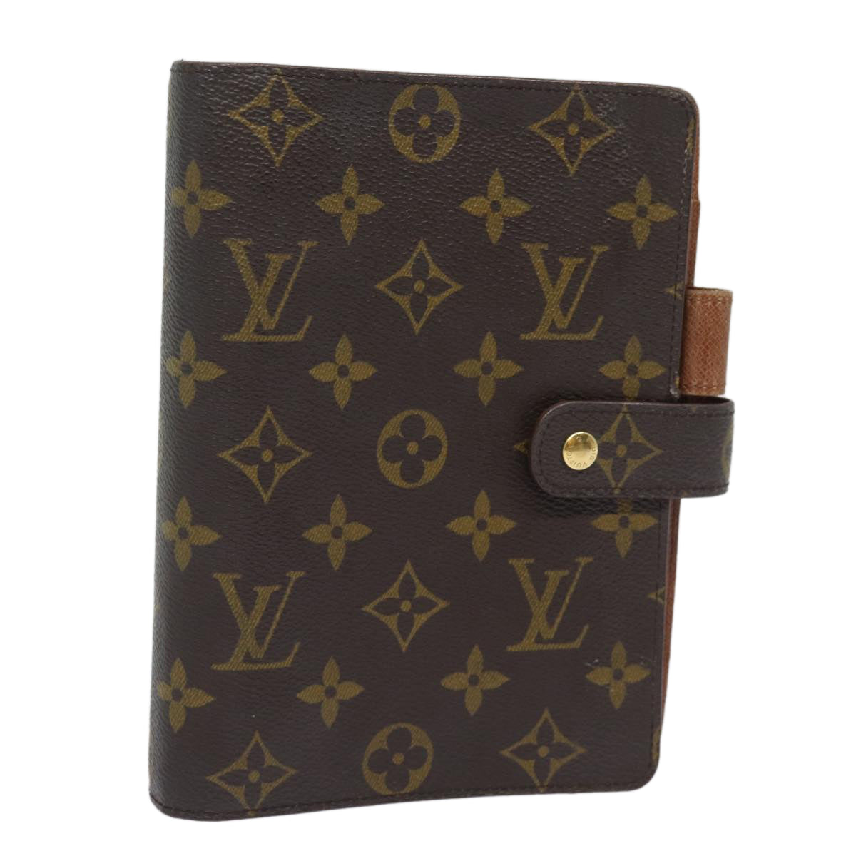 LOUIS VUITTON Monogram Agenda MM Day Planner Cover R20105 LV 78946