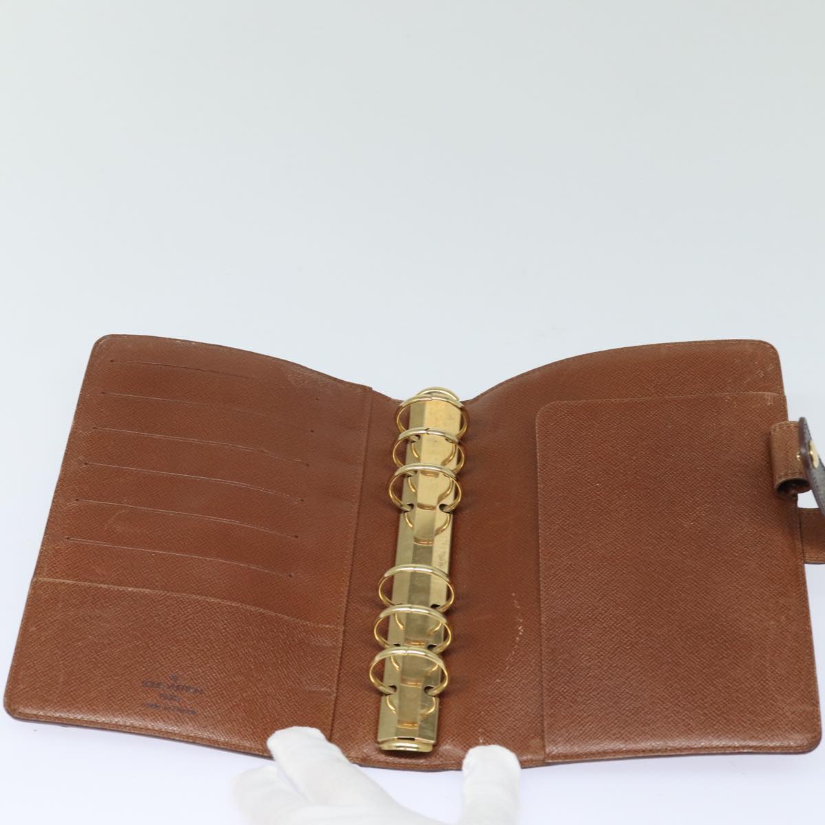 LOUIS VUITTON Monogram Agenda MM Day Planner Cover R20105 LV 78946