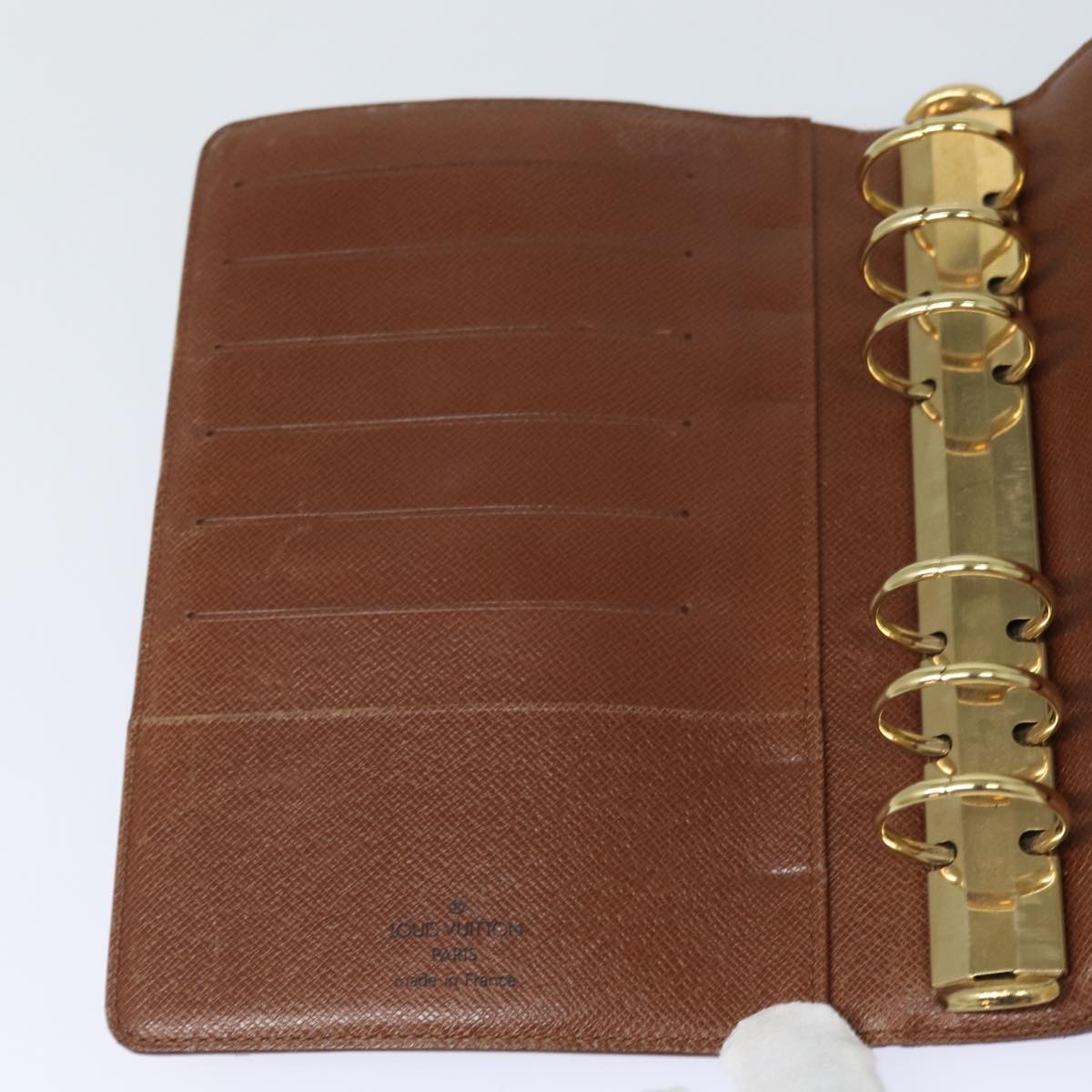 LOUIS VUITTON Monogram Agenda MM Day Planner Cover R20105 LV 78946