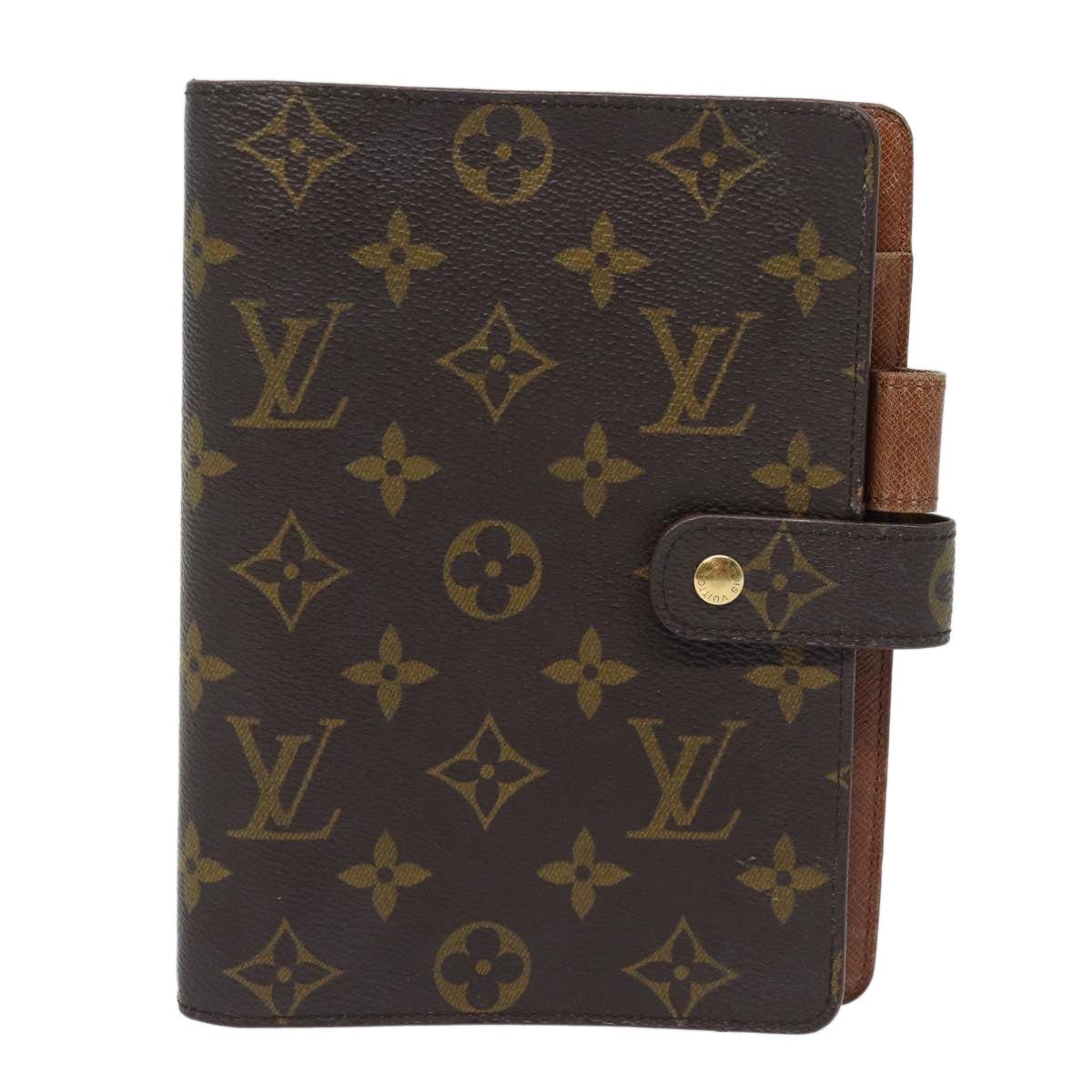 LOUIS VUITTON Monogram Agenda MM Day Planner Cover R20105 LV 78946