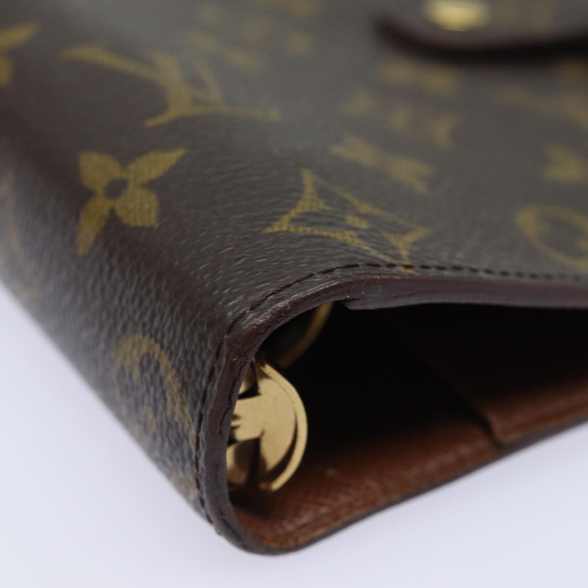 LOUIS VUITTON Monogram Agenda MM Day Planner Cover R20105 LV 78946