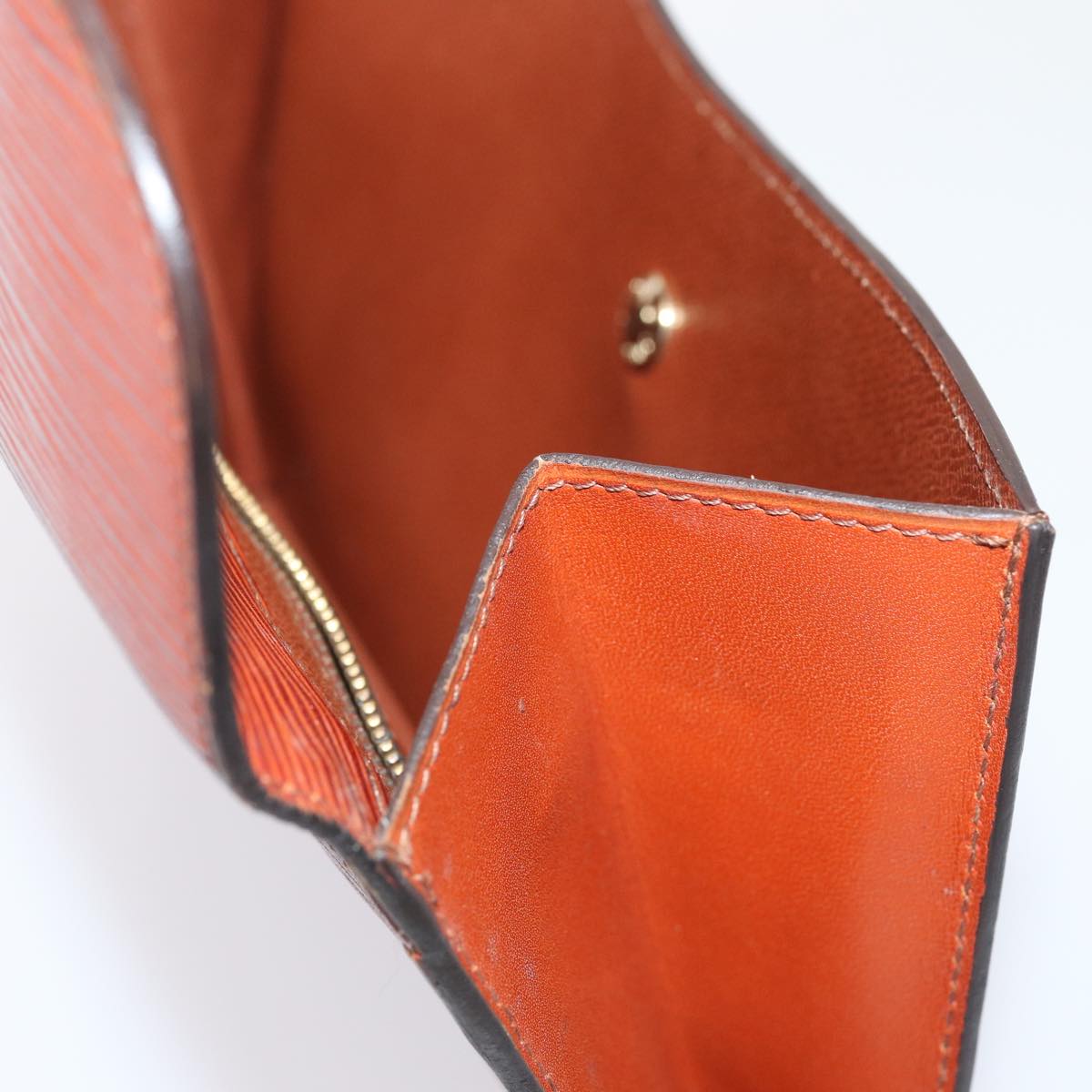 LOUIS VUITTON Epi Montaigne 23 Clutch Bag Brown M52663 LV 78947