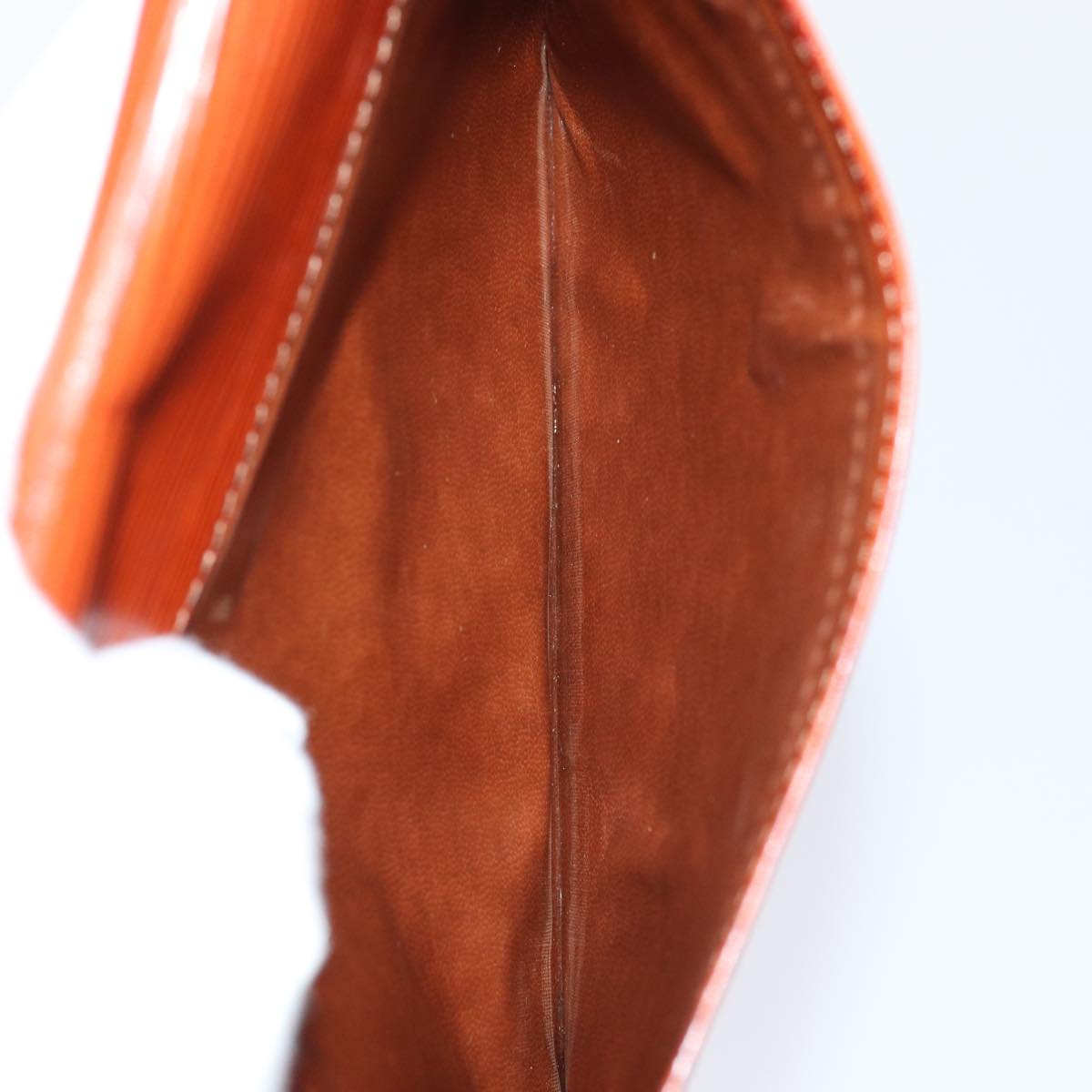 LOUIS VUITTON Epi Montaigne 23 Clutch Bag Brown M52663 LV 78947