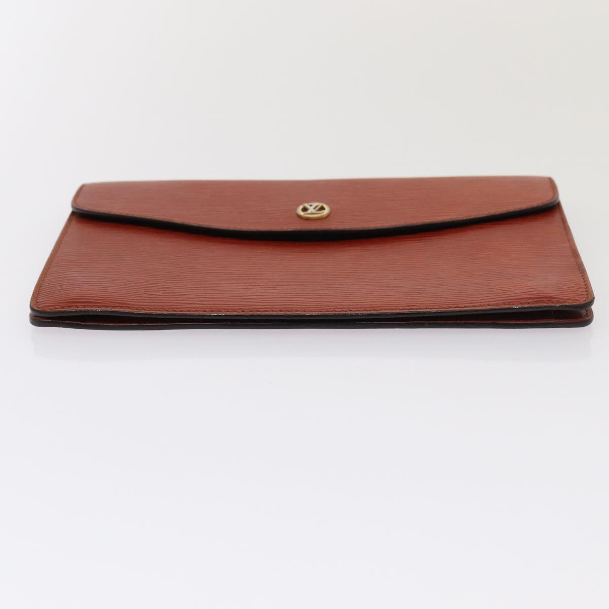 LOUIS VUITTON Epi Montaigne 23 Clutch Bag Brown M52663 LV 78947
