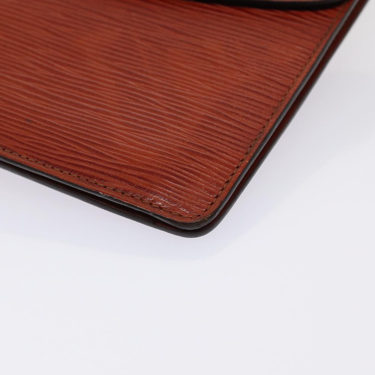 LOUIS VUITTON Epi Montaigne 23 Clutch Bag Brown M52663 LV 78947