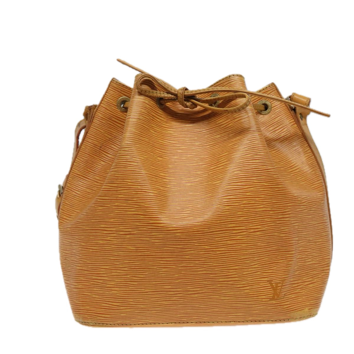 LOUIS VUITTON Epi Petit Noe Shoulder Bag Tassili Yellow M44109 LV 78950