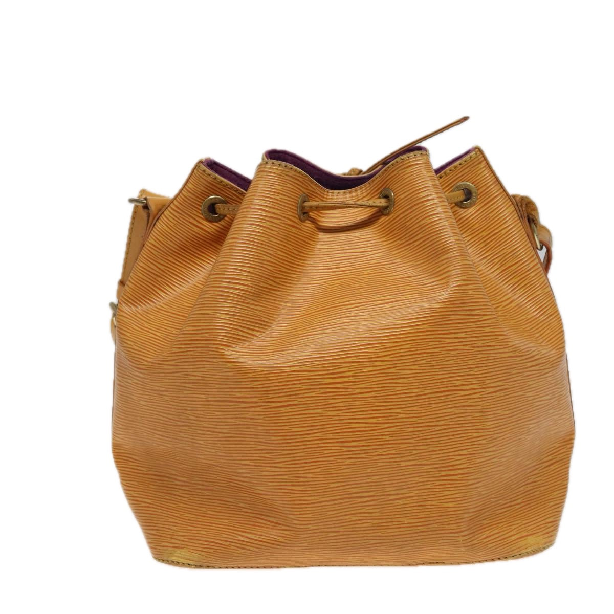 LOUIS VUITTON Epi Petit Noe Shoulder Bag Tassili Yellow M44109 LV 78950