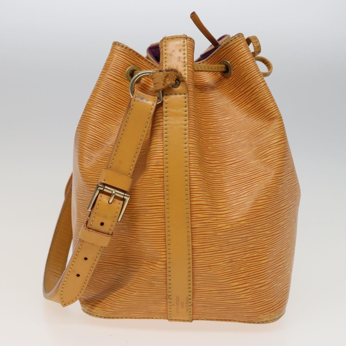 LOUIS VUITTON Epi Petit Noe Shoulder Bag Tassili Yellow M44109 LV 78950