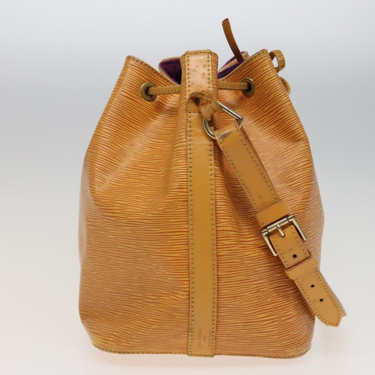 LOUIS VUITTON Epi Petit Noe Shoulder Bag Tassili Yellow M44109 LV 78950