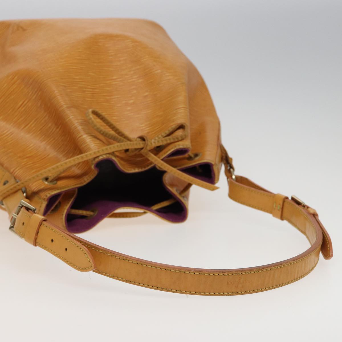 LOUIS VUITTON Epi Petit Noe Shoulder Bag Tassili Yellow M44109 LV 78950