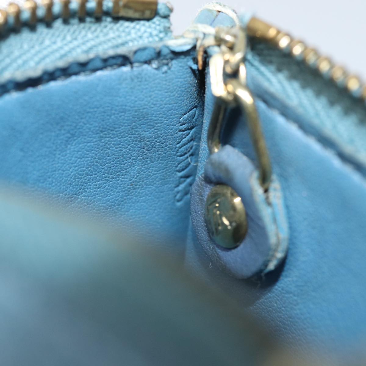 LOUIS VUITTON Suhari Pochette Cles Coin Purse Blue M91825 LV 78957