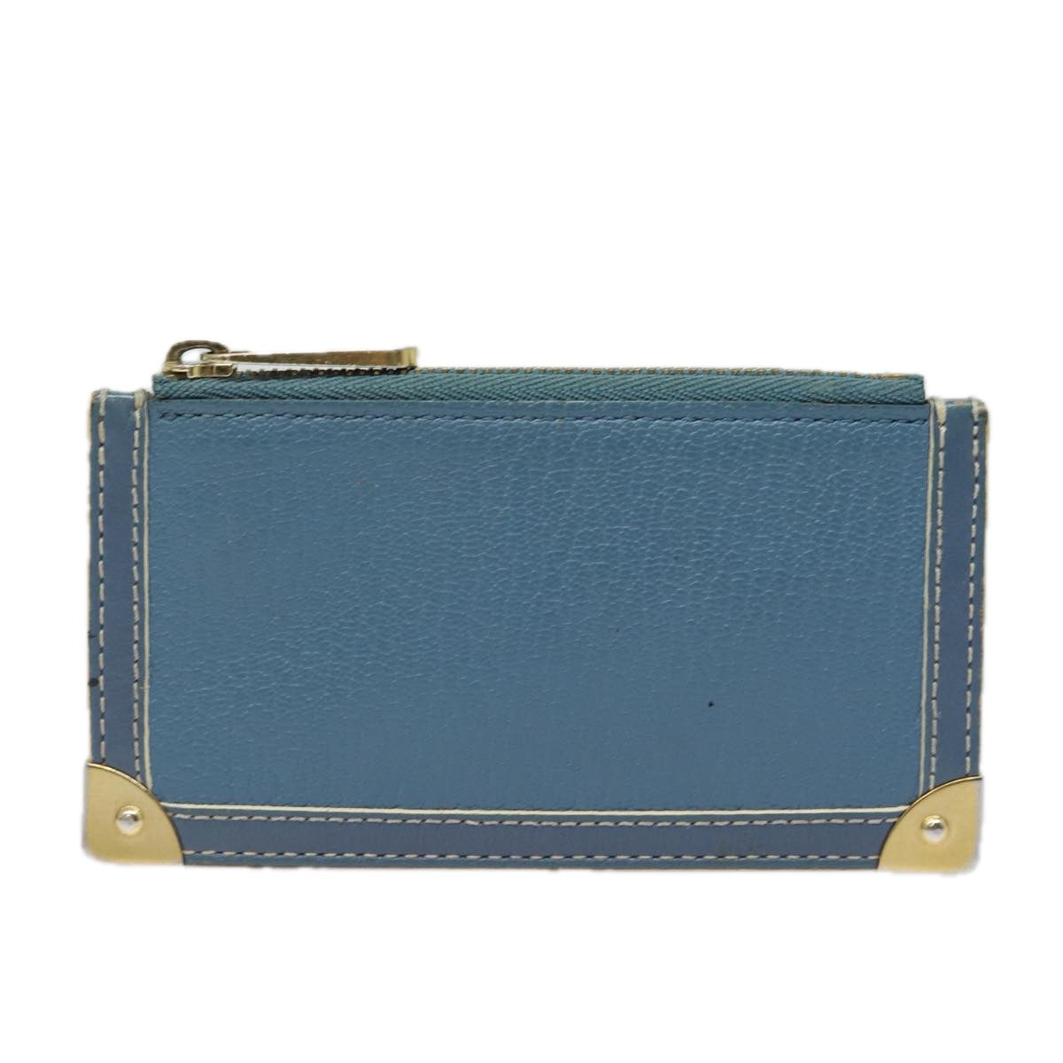 LOUIS VUITTON Suhari Pochette Cles Coin Purse Blue M91825 LV 78957