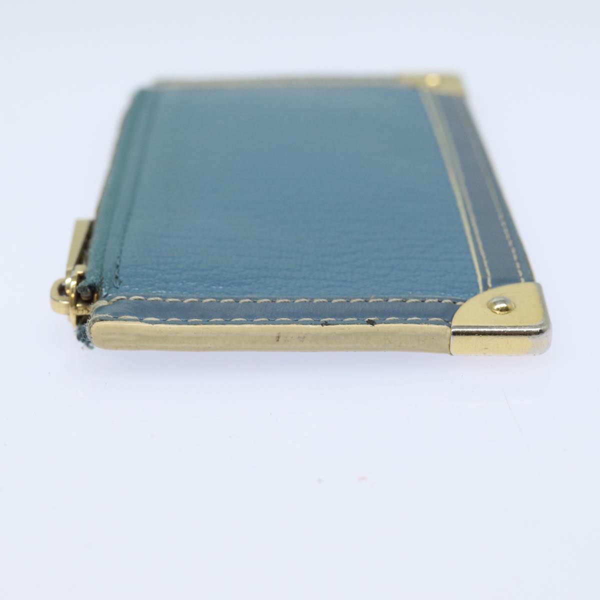 LOUIS VUITTON Suhari Pochette Cles Coin Purse Blue M91825 LV 78957