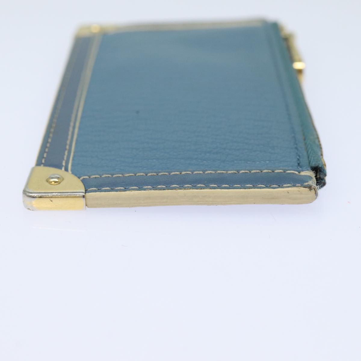 LOUIS VUITTON Suhari Pochette Cles Coin Purse Blue M91825 LV 78957