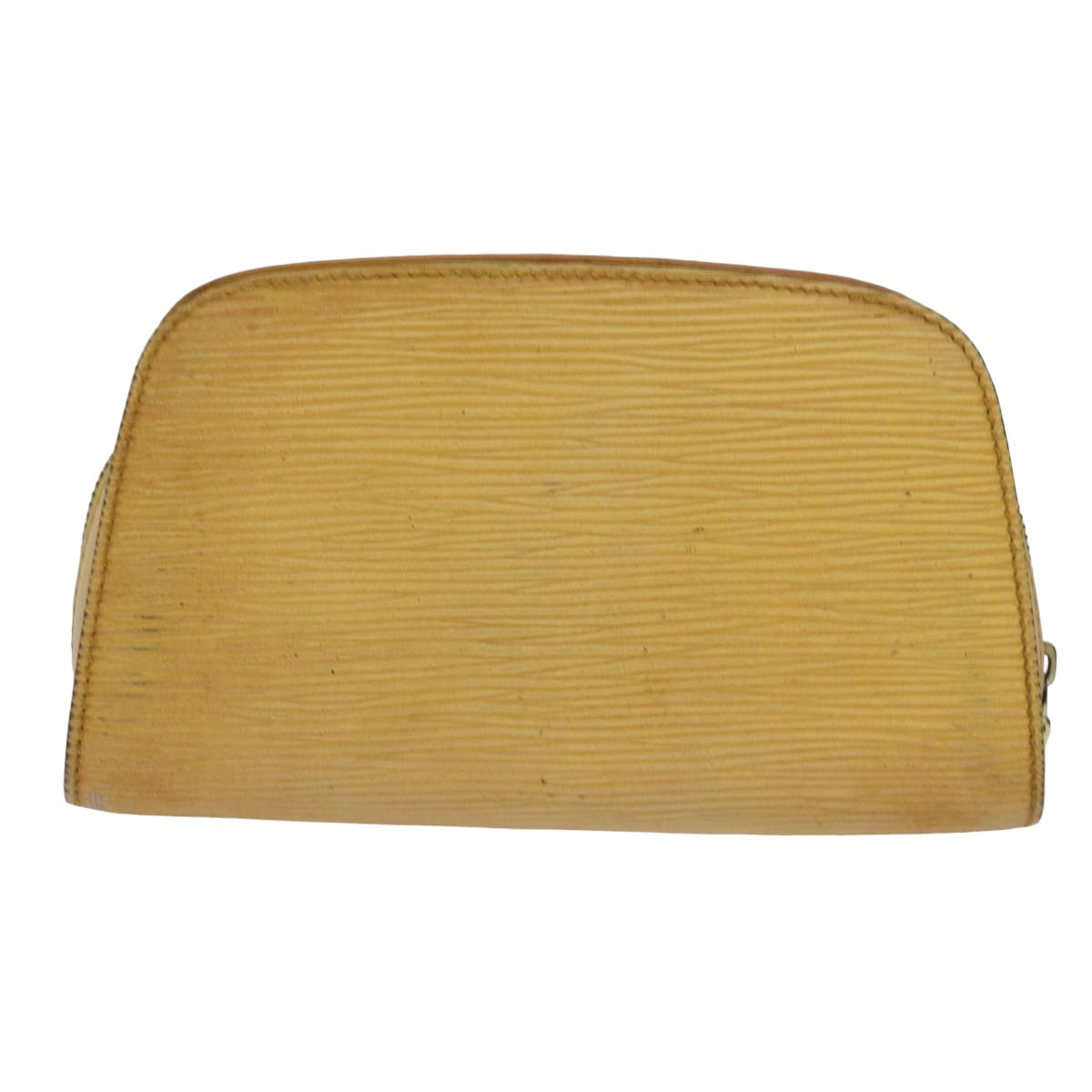 LOUIS VUITTON Epi Dauphine PM Pouch Yellow M48449 LV 78968