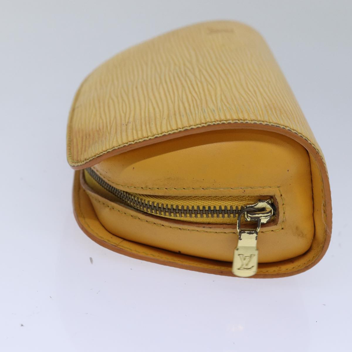 LOUIS VUITTON Epi Dauphine PM Pouch Yellow M48449 LV 78968
