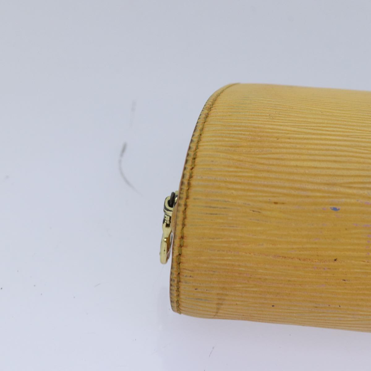 LOUIS VUITTON Epi Dauphine PM Pouch Yellow M48449 LV 78968