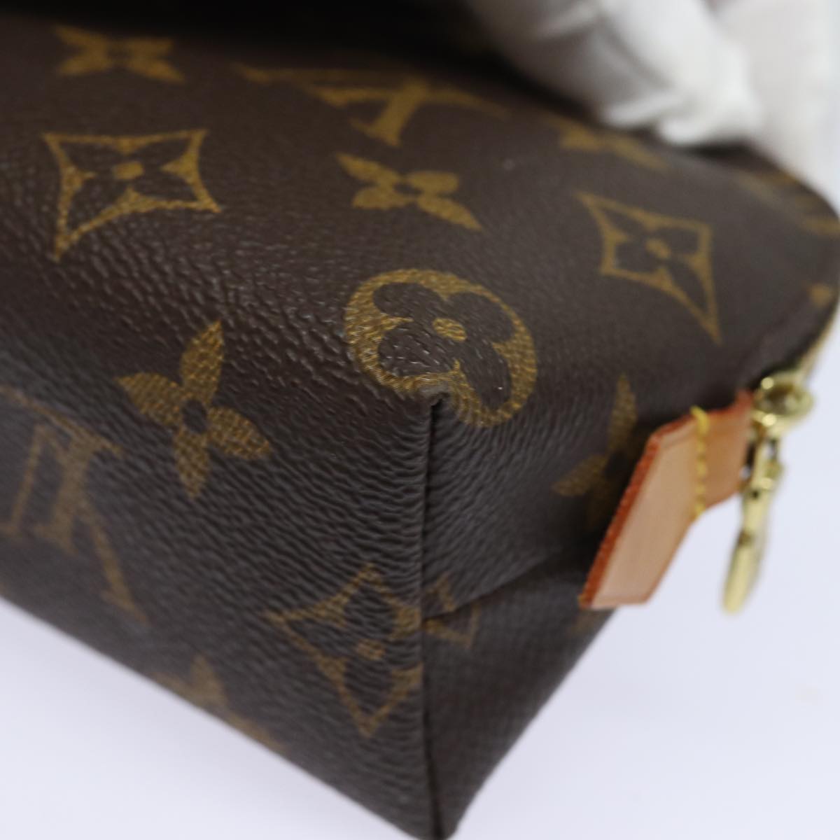LOUIS VUITTON Monogram Pochette Cosmetic PM Cosmetic Pouch M47515 LV 78984