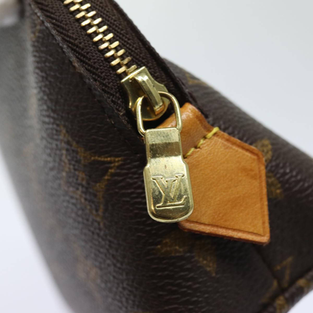 LOUIS VUITTON Monogram Pochette Cosmetic PM Cosmetic Pouch M47515 LV 78984