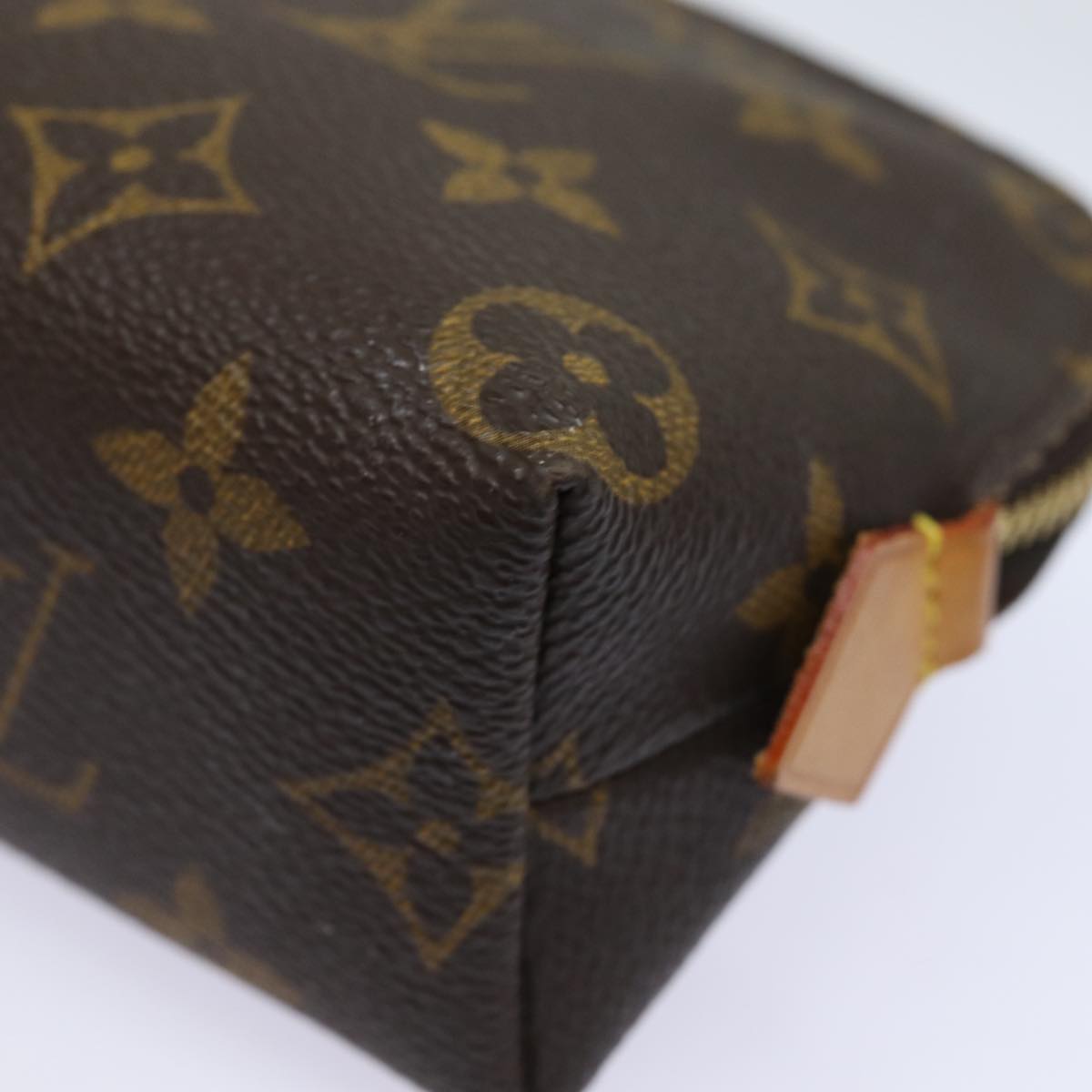 LOUIS VUITTON Monogram Pochette Cosmetic PM Cosmetic Pouch M47515 LV 78984