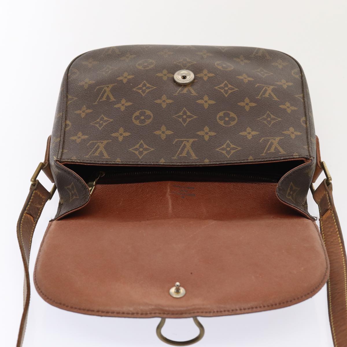 LOUIS VUITTON Monogram Saint Cloud GM Shoulder Bag M51242 LV 78995