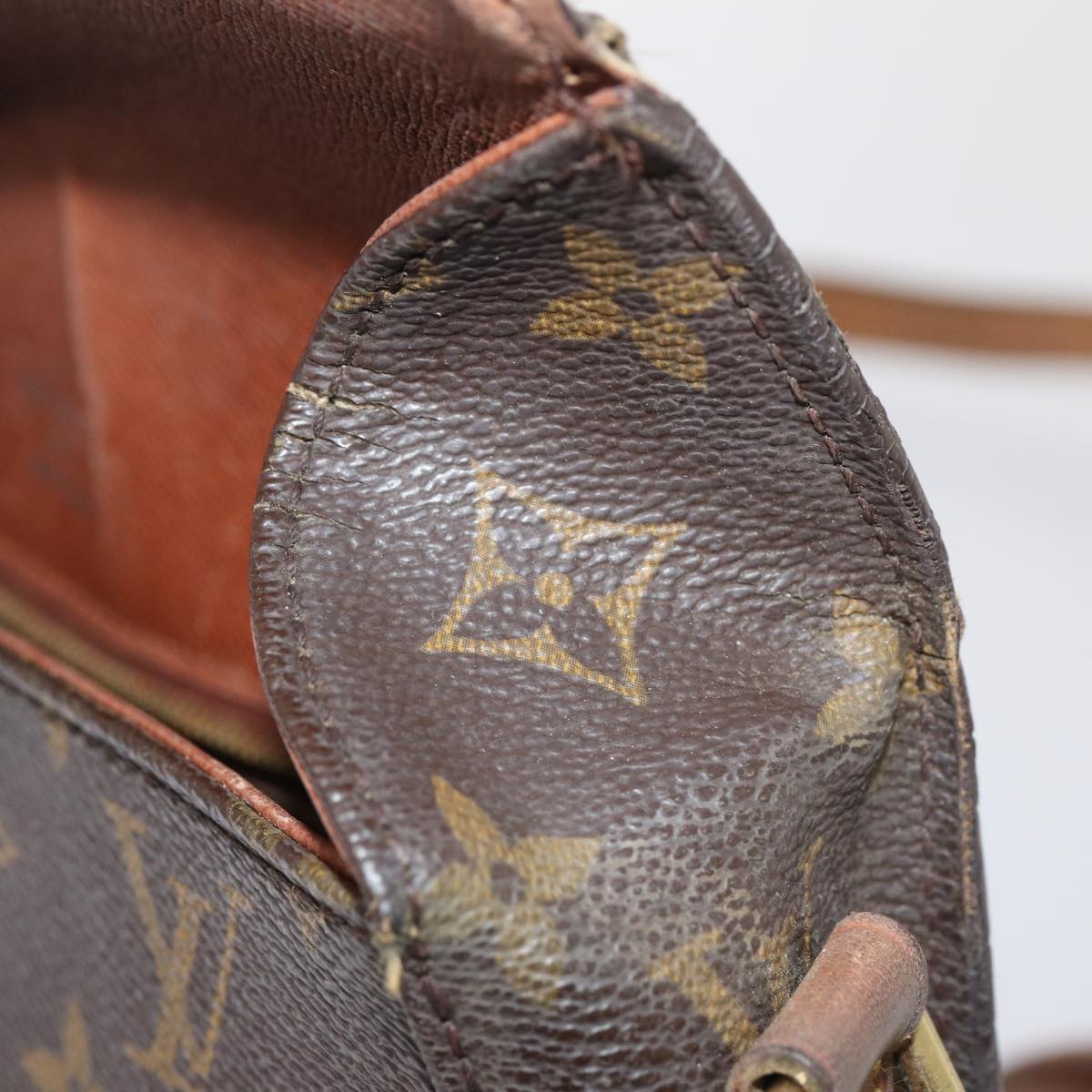 LOUIS VUITTON Monogram Saint Cloud GM Shoulder Bag M51242 LV 78995