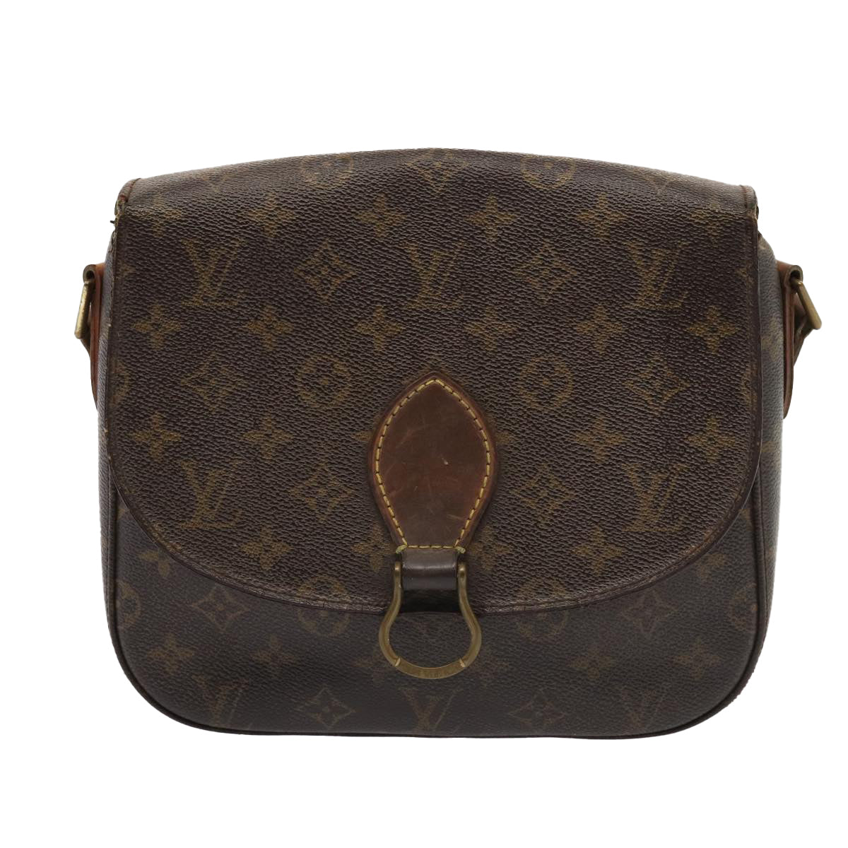 LOUIS VUITTON Monogram Saint Cloud GM Shoulder Bag M51242 LV 78995