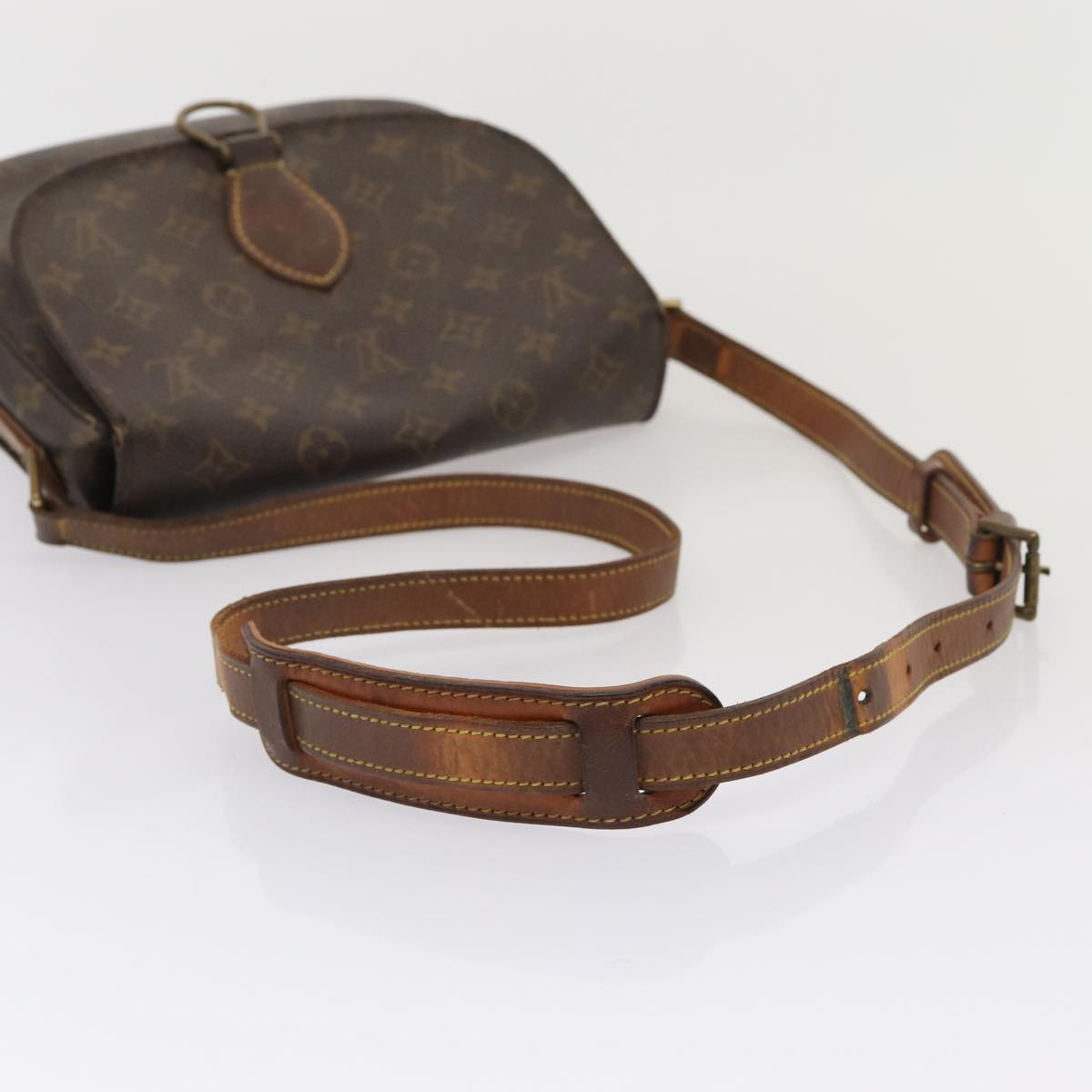 LOUIS VUITTON Monogram Saint Cloud GM Shoulder Bag M51242 LV 78995