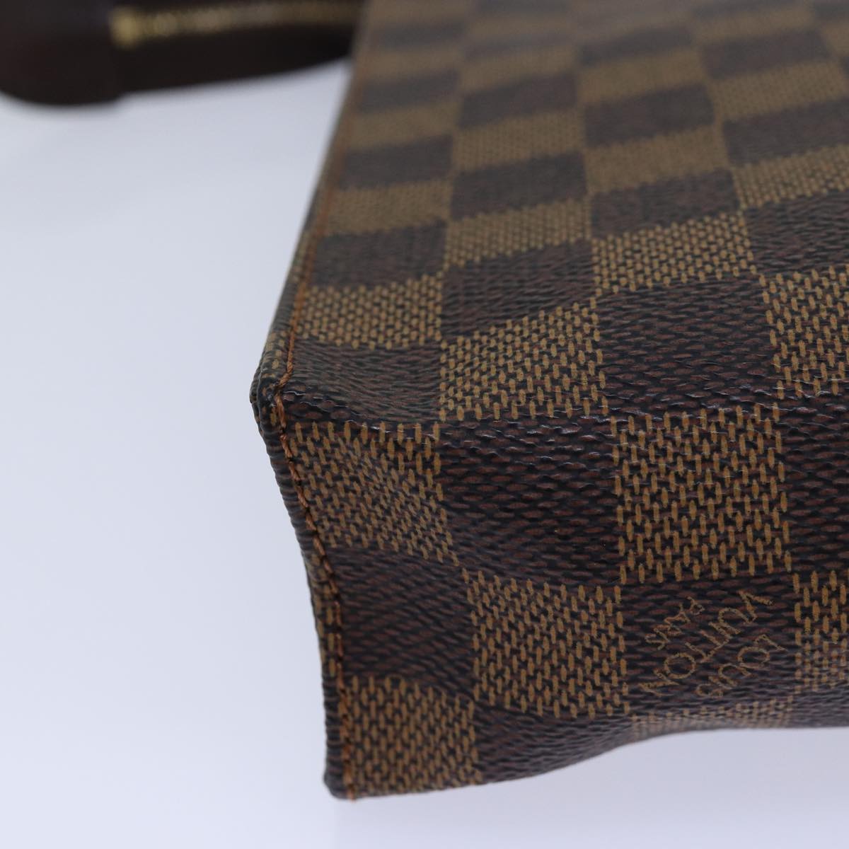 LOUIS VUITTON Damier Ebene Poche Toilette 26 Pouch N47543 LV 78996