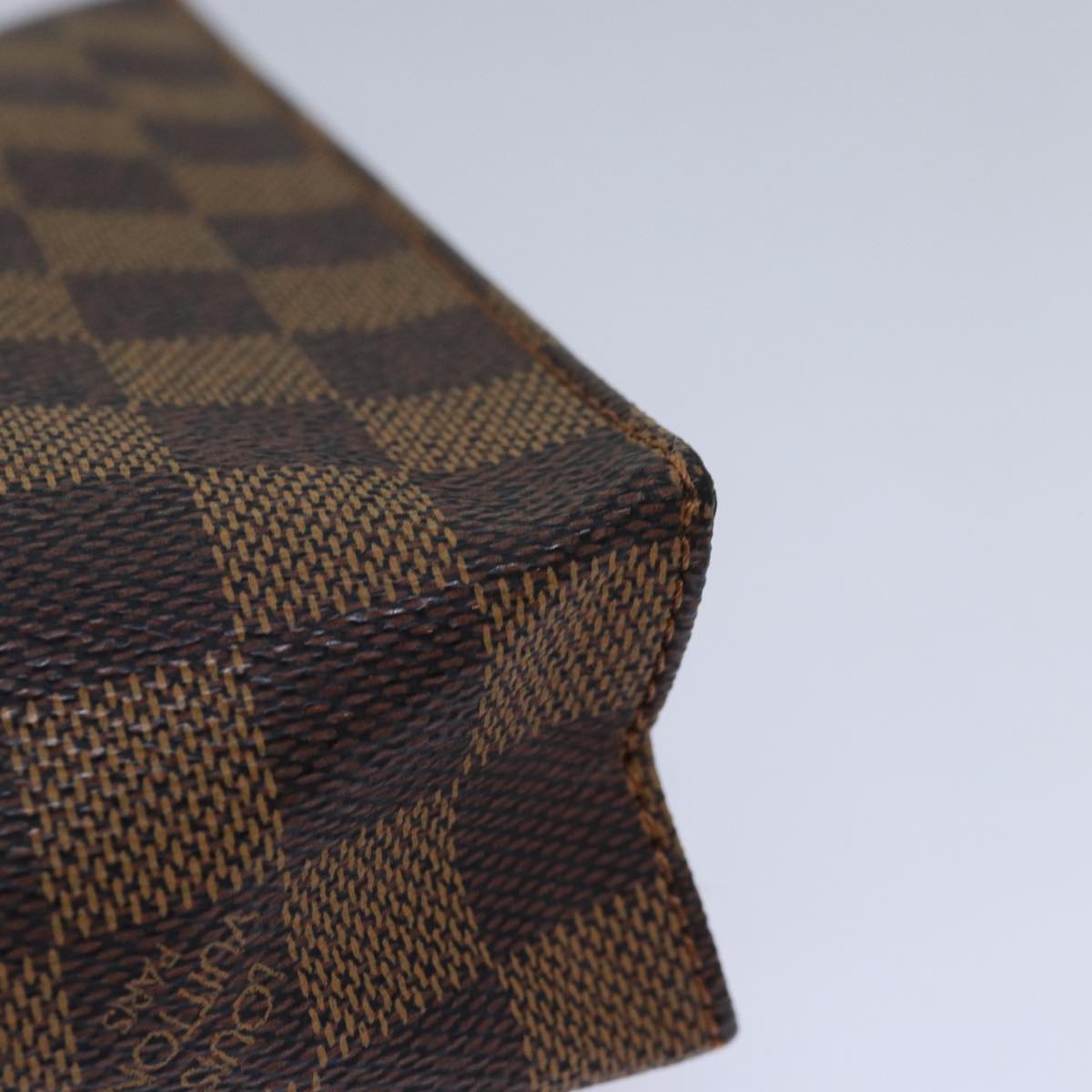 LOUIS VUITTON Damier Ebene Poche Toilette 26 Pouch N47543 LV 78996