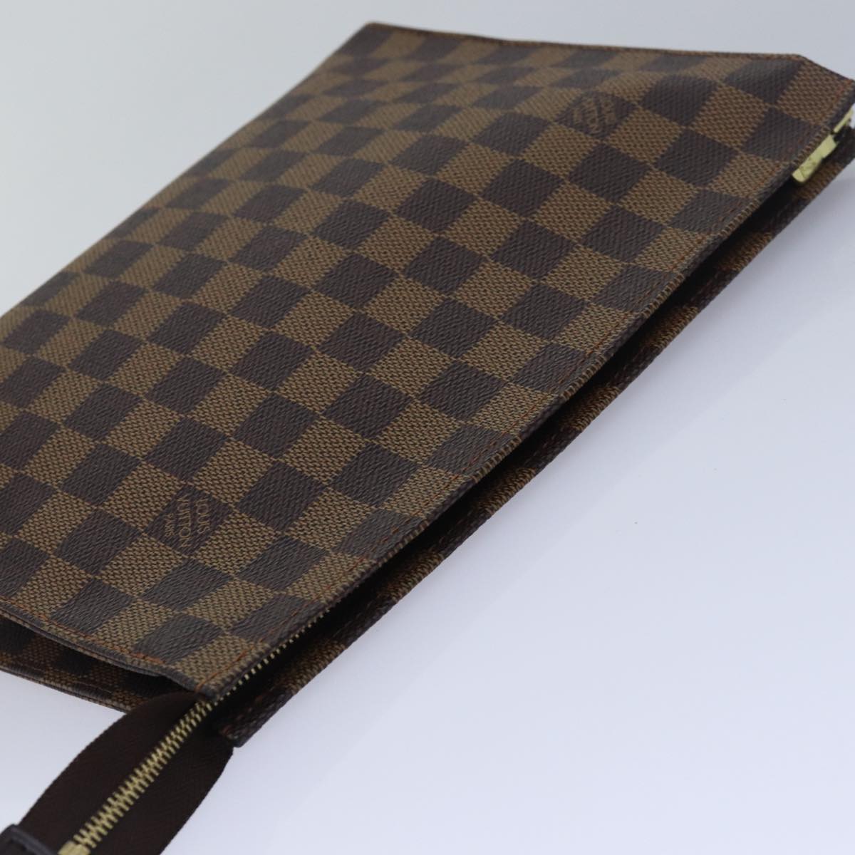 LOUIS VUITTON Damier Ebene Poche Toilette 26 Pouch N47543 LV 78996