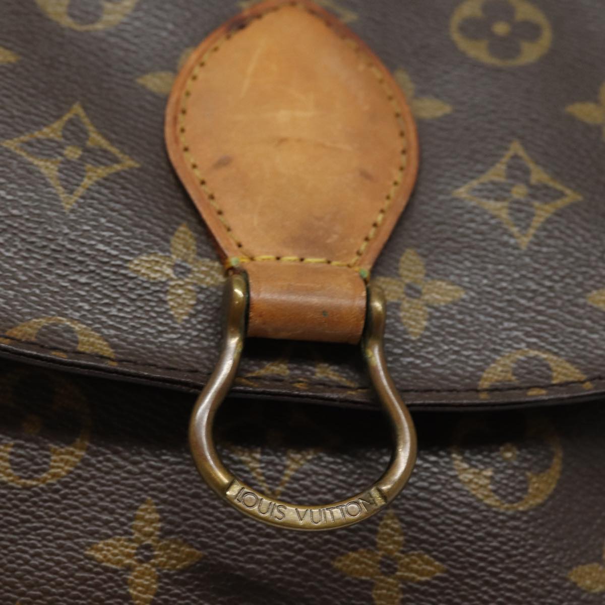 LOUIS VUITTON Monogram Saint Cloud GM Shoulder Bag M51242 LV 78998