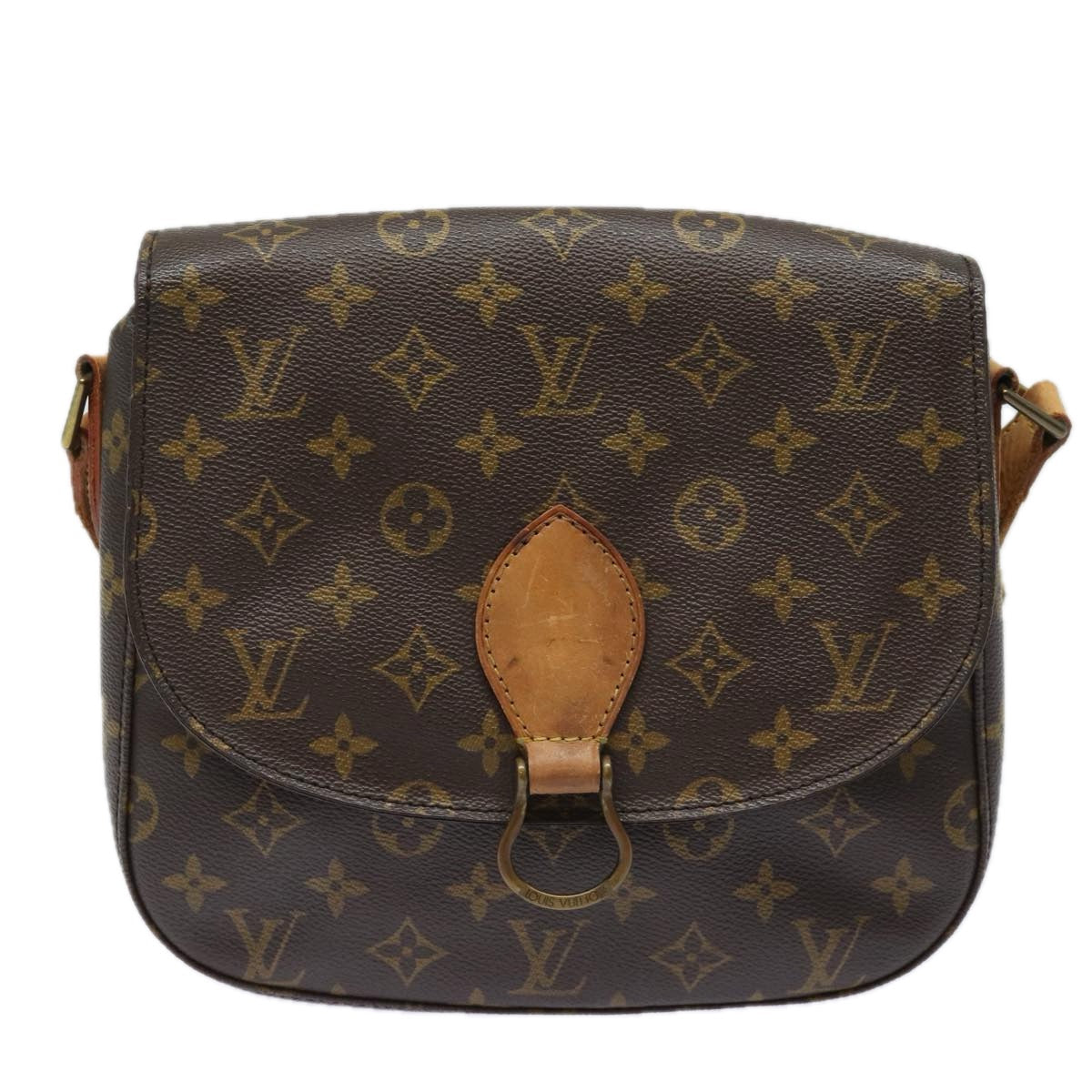 LOUIS VUITTON Monogram Saint Cloud GM Shoulder Bag M51242 LV 78998