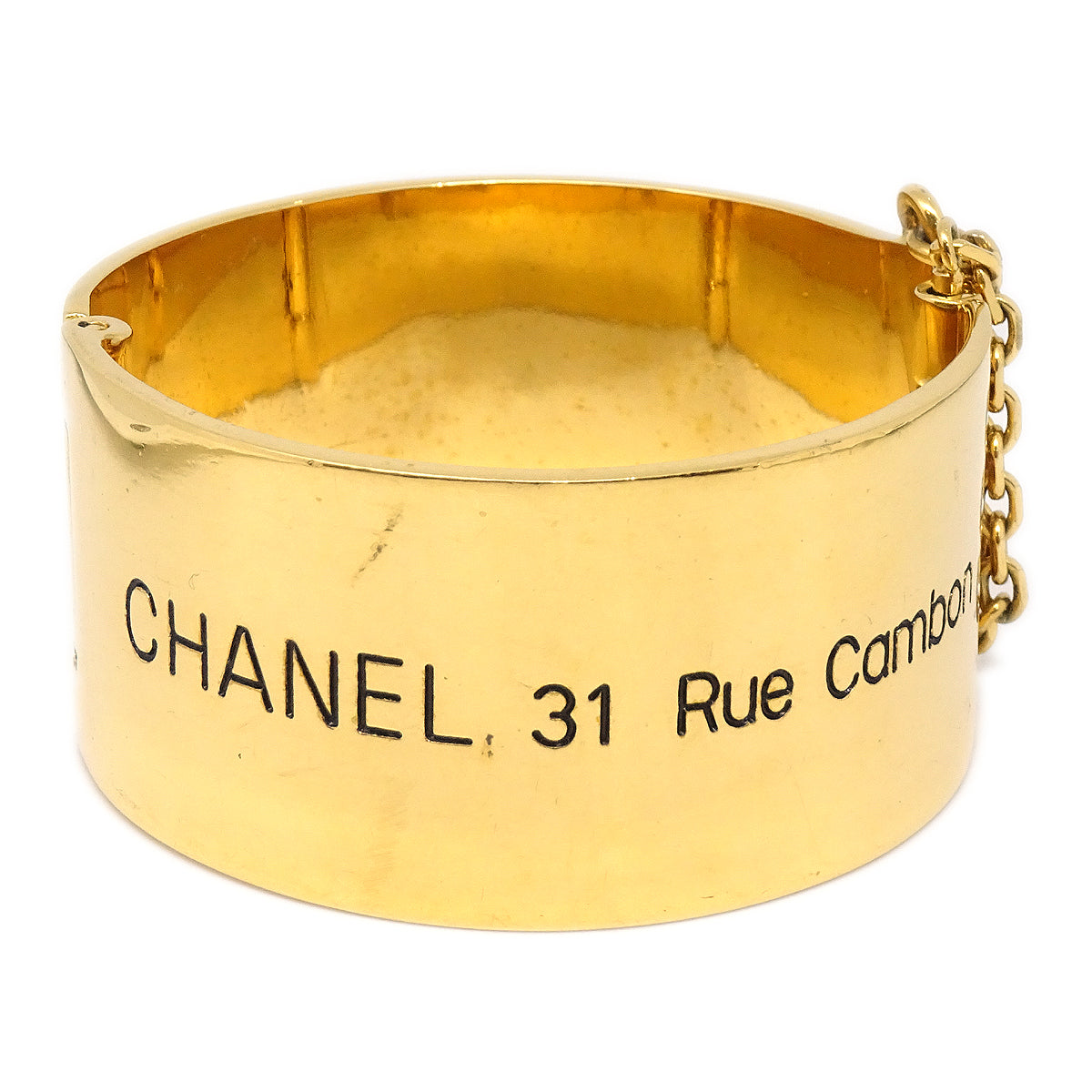 Luxury Chanel 31 Rue Cambon Bangle Gold