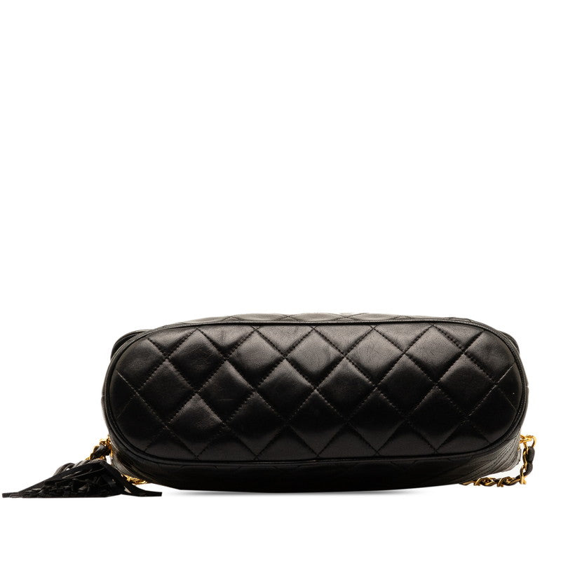 Chanel Coco Tucson Chain Shoulder Bag Black G   CHANEL
